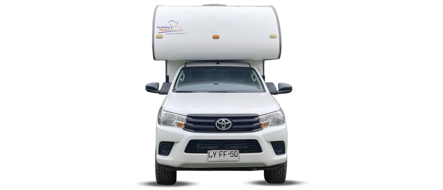 Patagonia Camper double cabin 4x4 White background 1